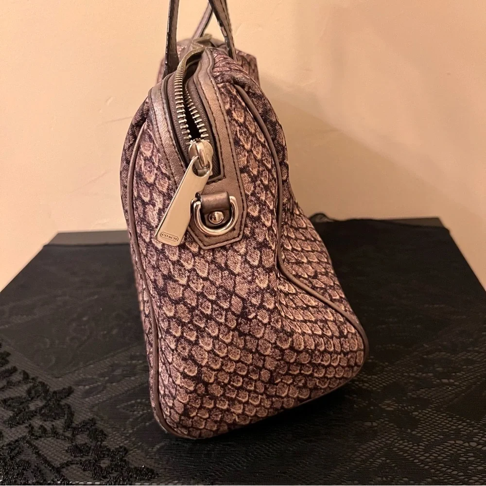 Coach Taylor Python Snake Print Bag